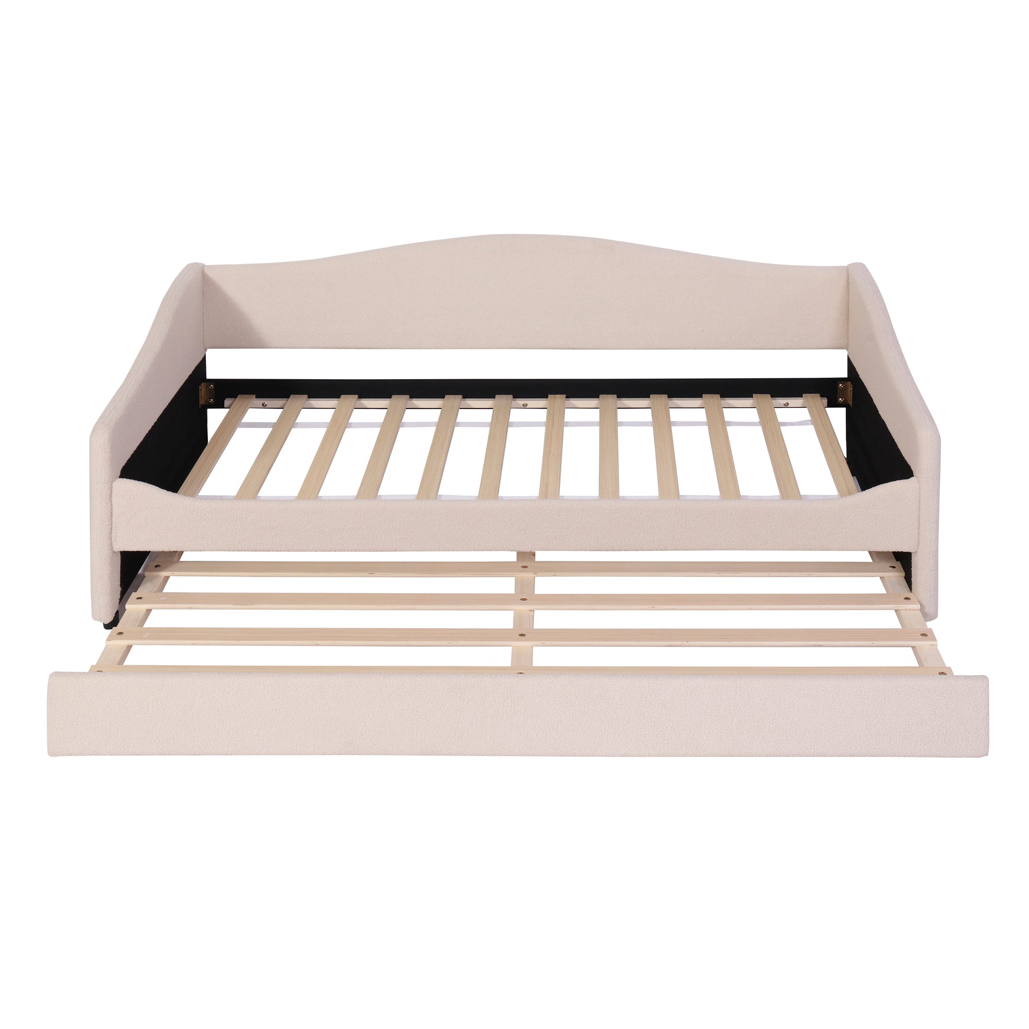 [variant:N850S00065A] Teddy Fleece Twin Daybed with Light and Trundle image 3