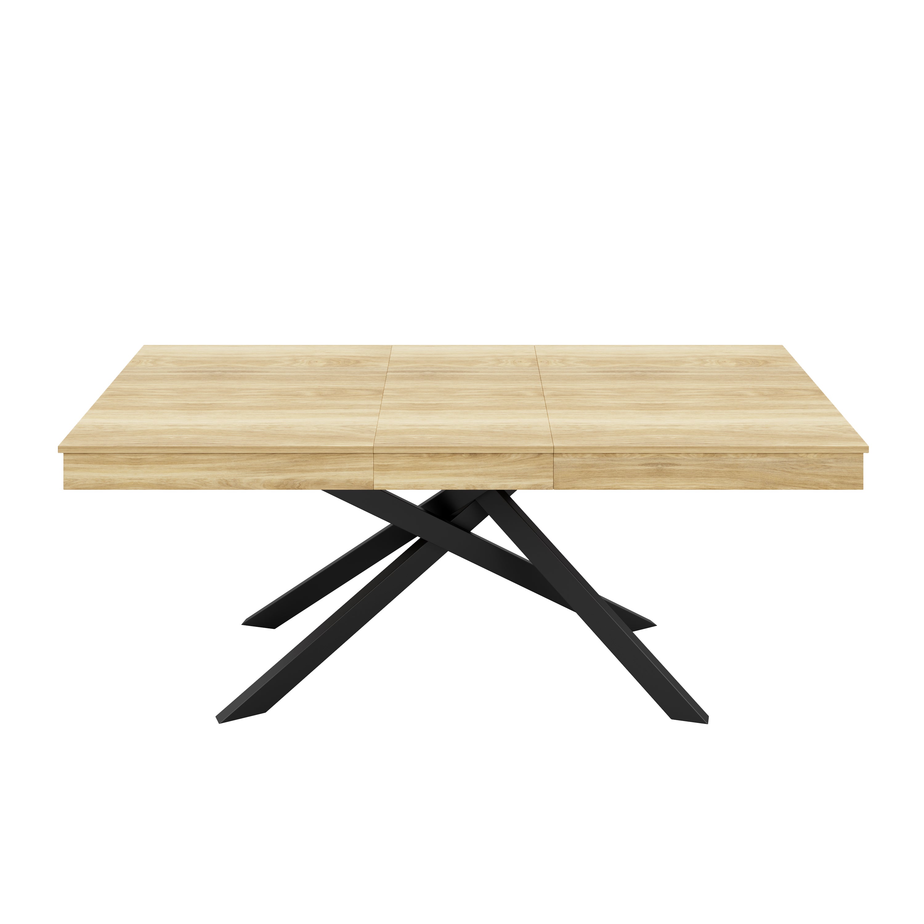[variant:N859D000003E] Extendable Oak Dining Table – 55–71 Inch image 11