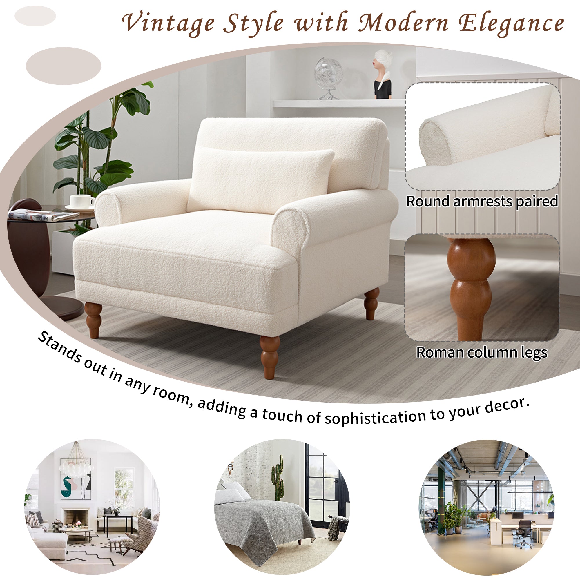 [variant:N851S0028A] Round-Arm Upholstered Accent Chair image 6