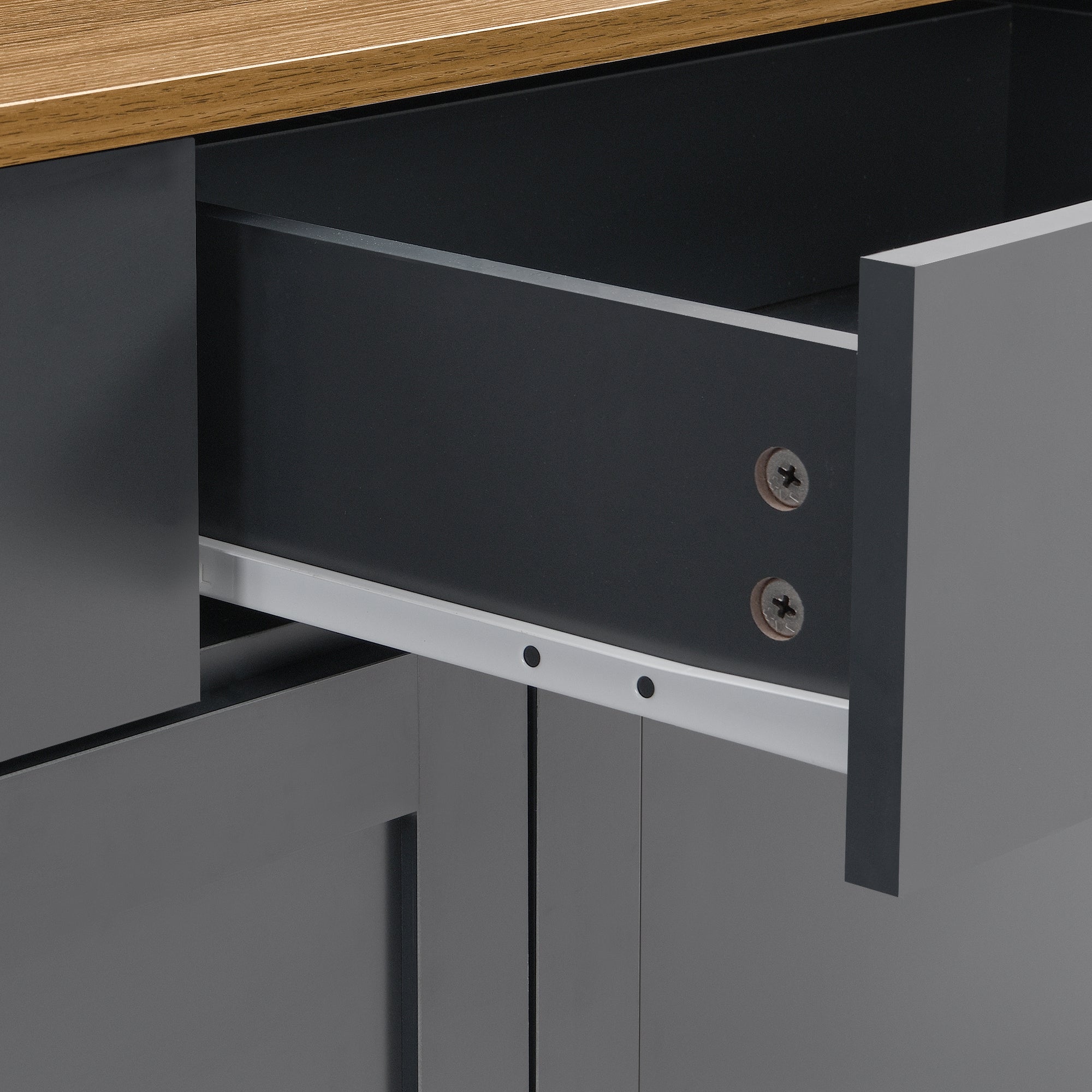 [variant:GA0017B] Gray-Black / Wood Tone image 16