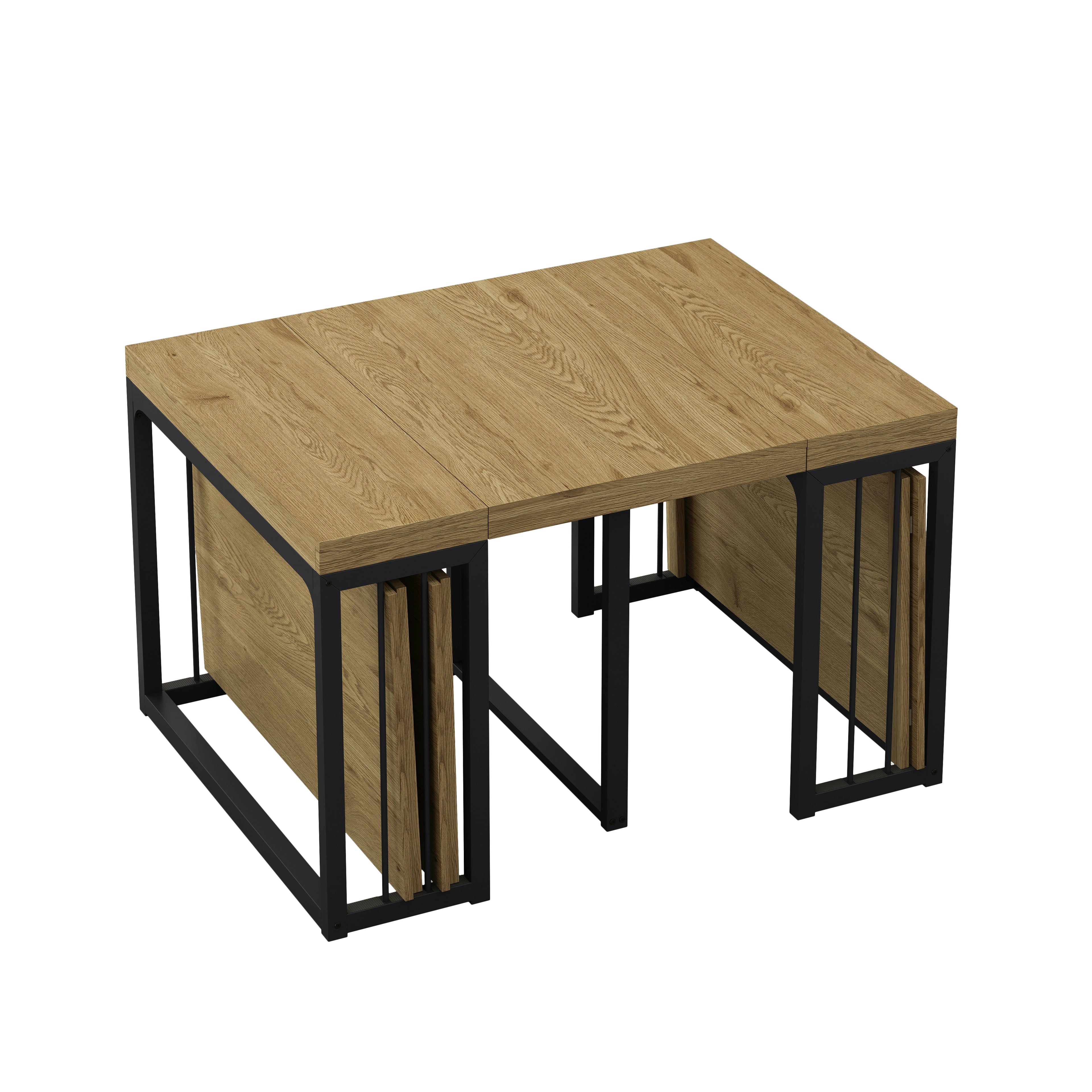 [variant:W3679S00001] Extendable Dining Table for 2–10 – Wild Oak image 15
