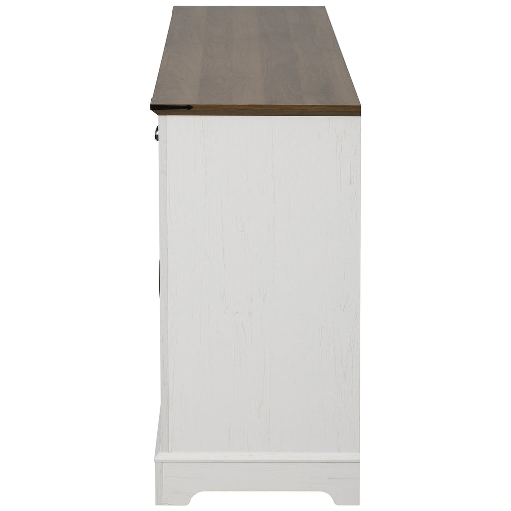 [variant:N853P444963W] 55-Inch Farmhouse Buffet Cabinet with Drawers image 37
