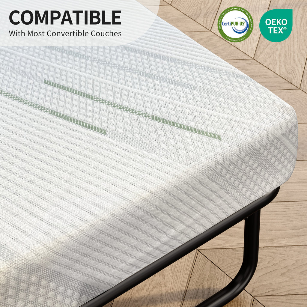 [variant:W3686P353668] Queen Gel Memory Foam Sofa Mattress – 4-Inch image 7