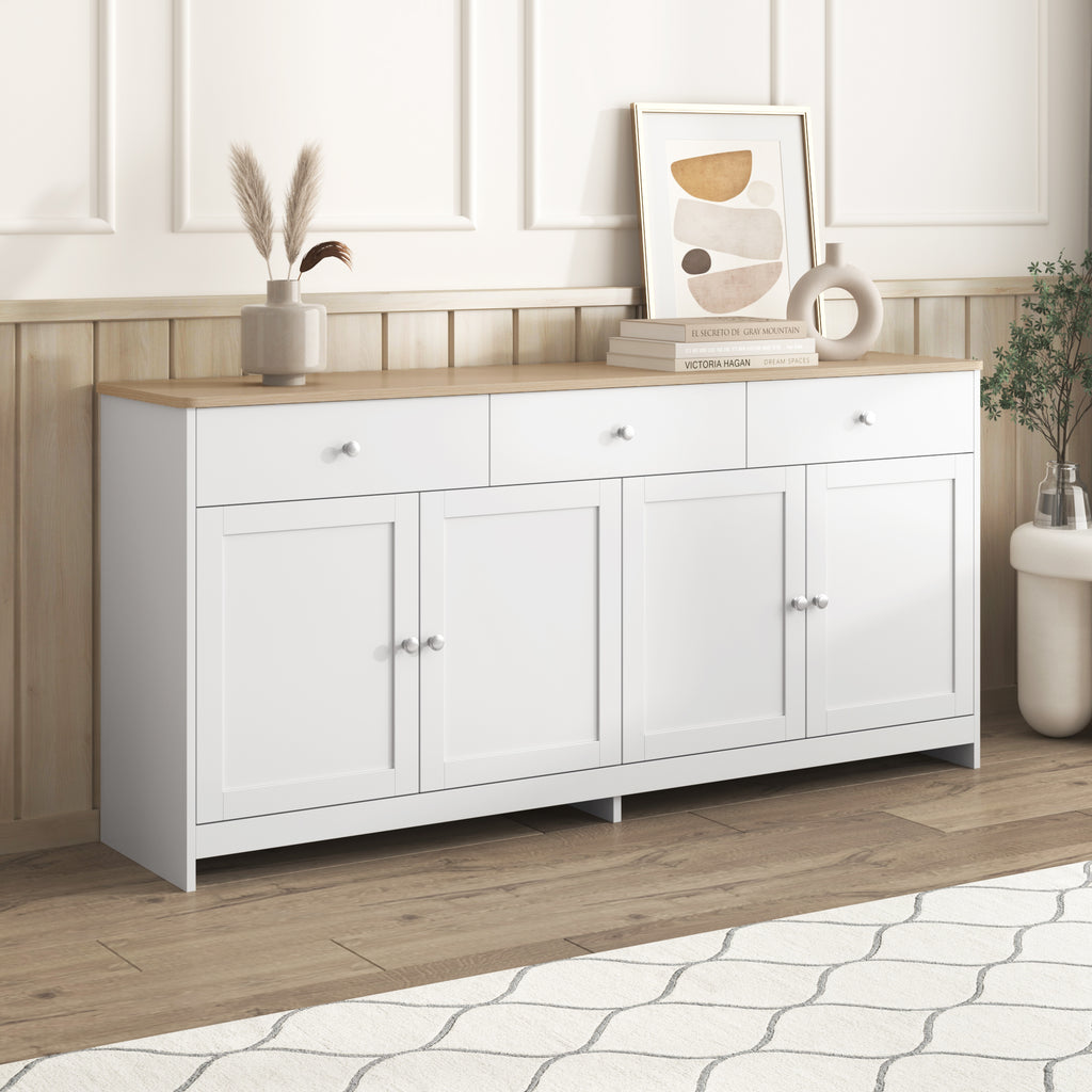 [variant:GA0017W] White / Wood Tone image 11