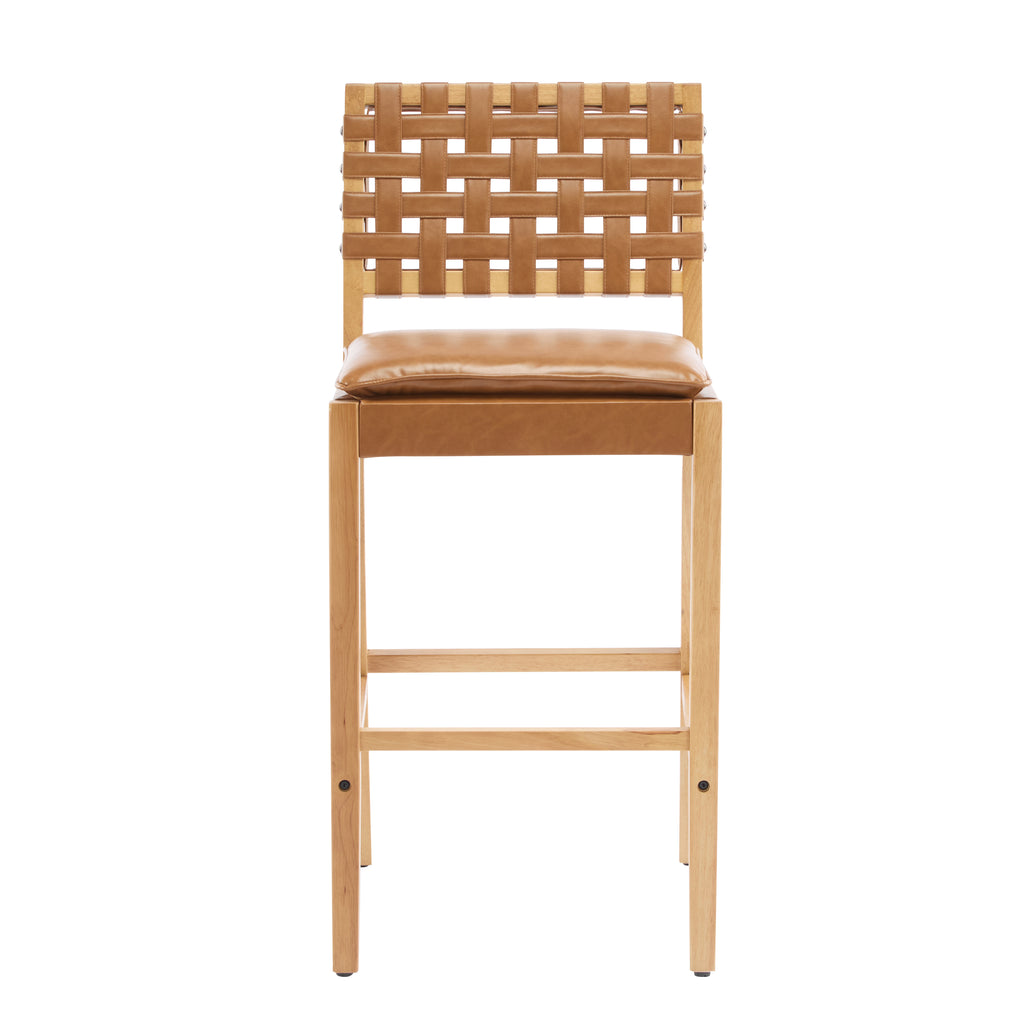 [variant:N897P439537B-S4] Rieti Woven-Back Bar Stools – Set of 4 image 5