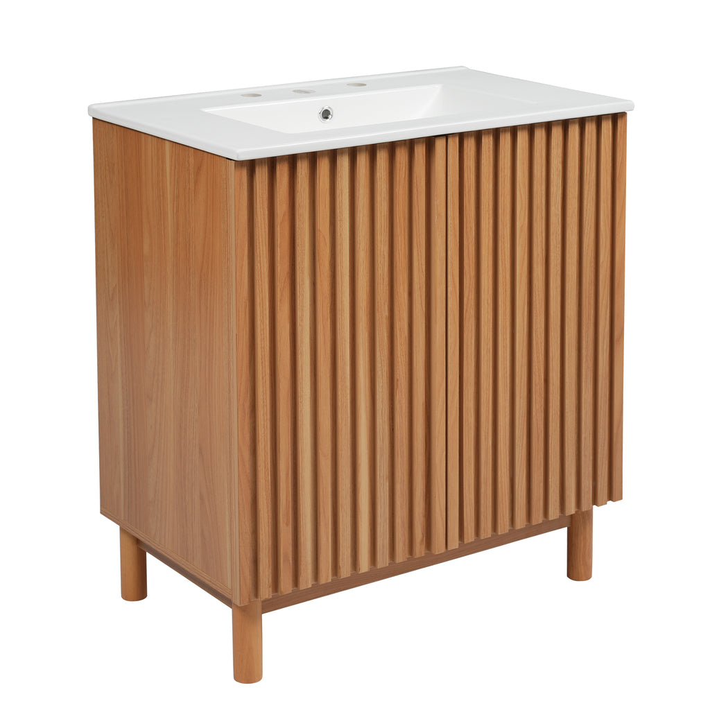 [variant:N729P339777O] Traditional Bathroom Vanity with Ceramic Sink – 29.9-Inch image 13