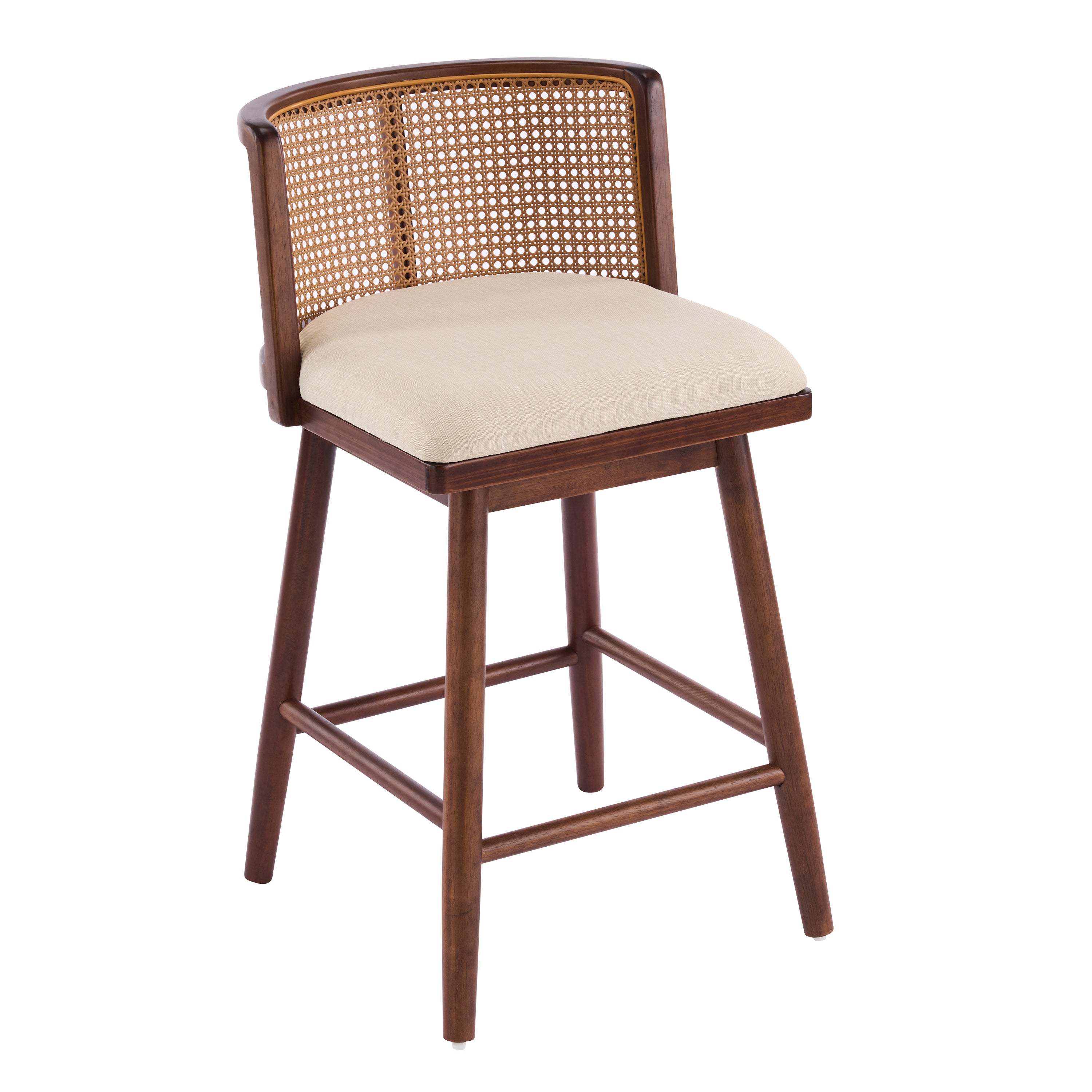 [variant:N897P439538D] Talia Rattan Counter Chairs – Set of 2 image 7