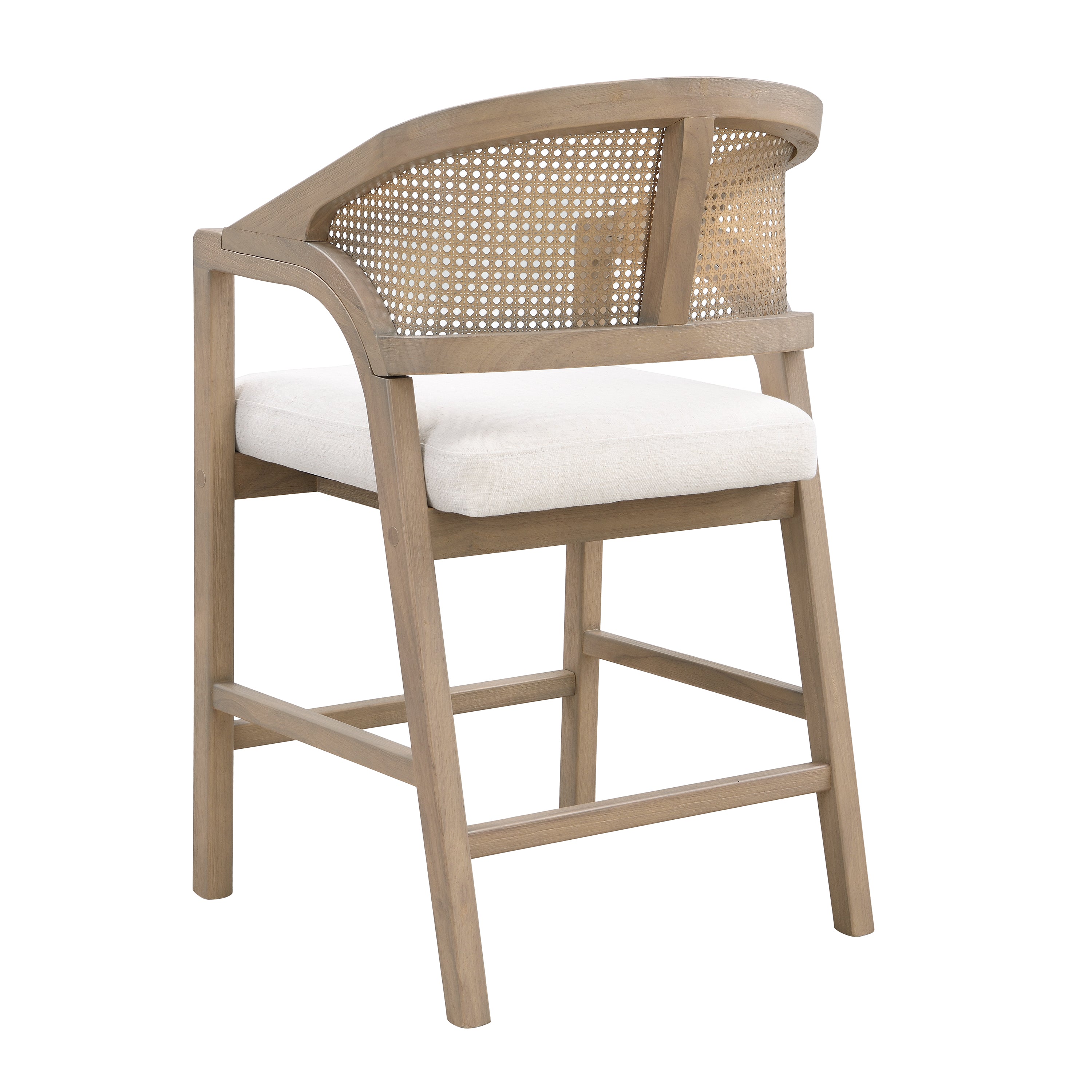 [variant:N872P359330A] Set of 2 Light Ash Rattan Counter Stools image 5
