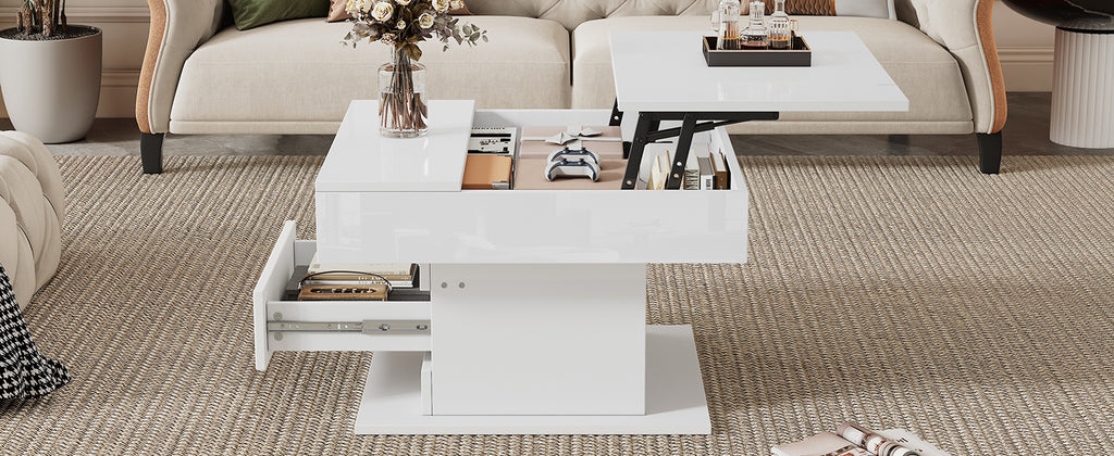 [variant:N892P423296W] 360° Rotating Lift-Top Coffee Table with Drawer image 19