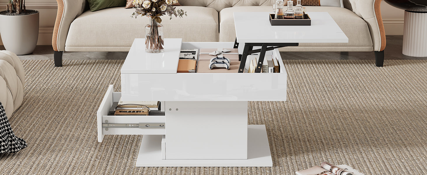 [variant:N892P423296W] 360° Rotating Lift-Top Coffee Table with Drawer image 19