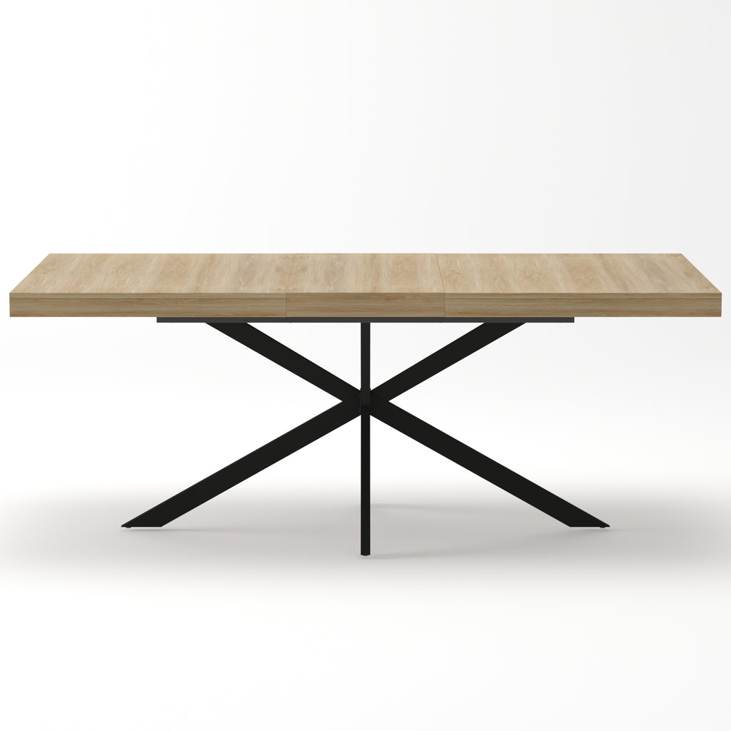 Extendable Dining Table with Hidden Storage – 55–71 Inch — [variant:W3679P437341] Natural image 10