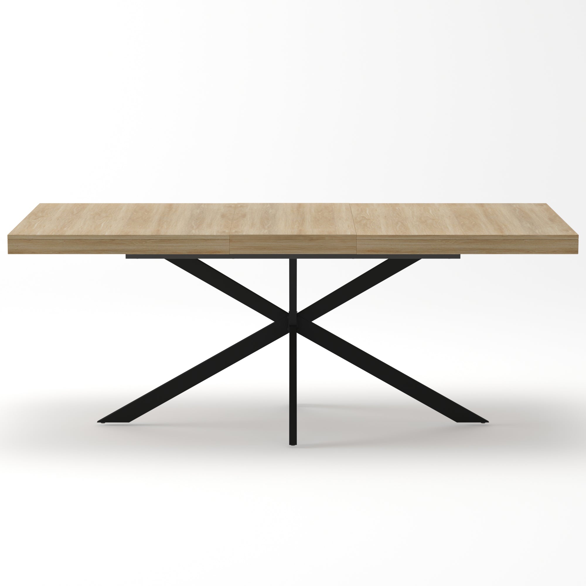Extendable Dining Table with Hidden Storage – 55–71 Inch — [variant:W3679P437341] Natural image 10