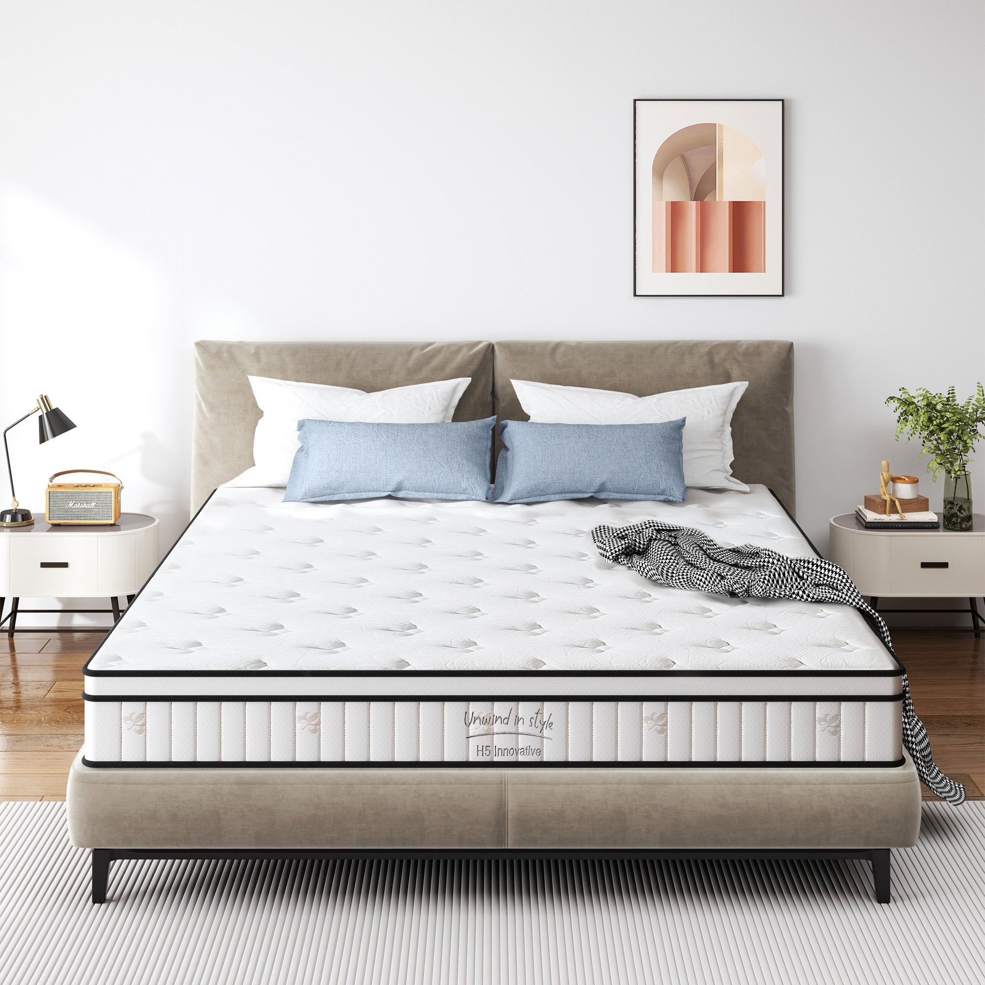 [variant:W3686P353672] Twin Hybrid Memory Foam Mattress – 8-Inch image 1