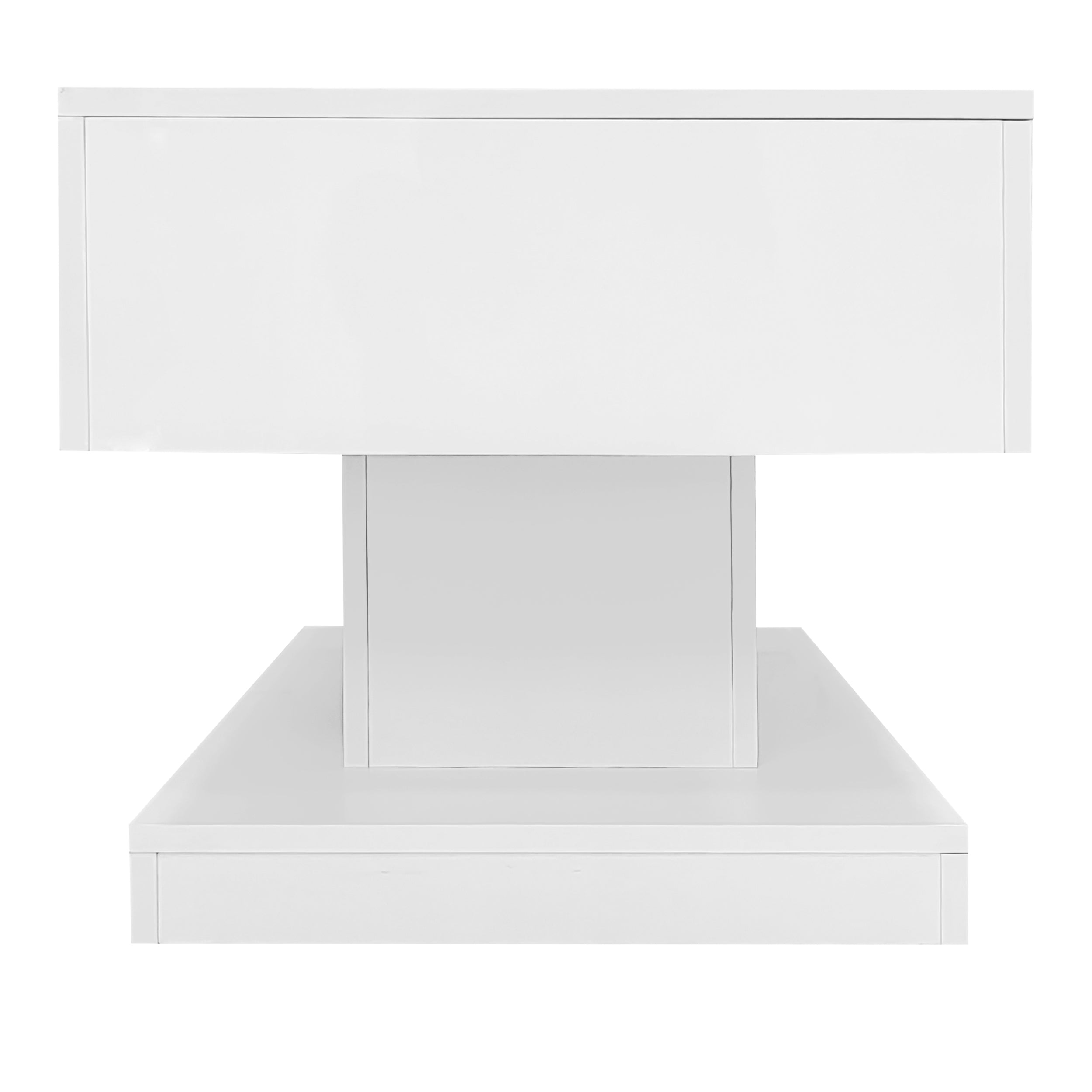 [variant:N892P407974W] High-Gloss Lift-Top Coffee Table with LED Lights image 12