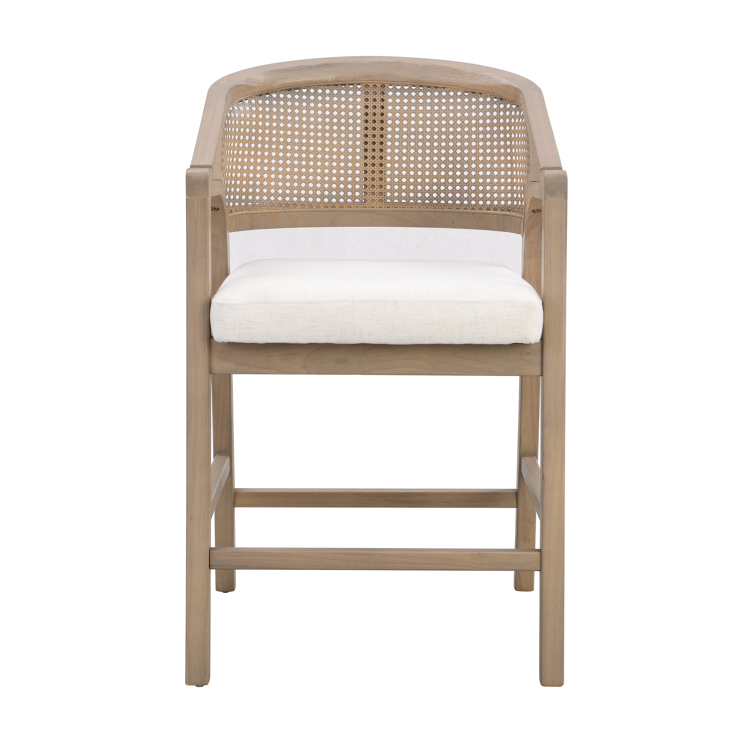 [variant:N872P359330A] Set of 2 Light Ash Rattan Counter Stools image 3