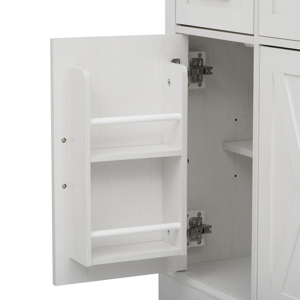 [variant:N853P444963W] 55-Inch Farmhouse Buffet Cabinet with Drawers image 38