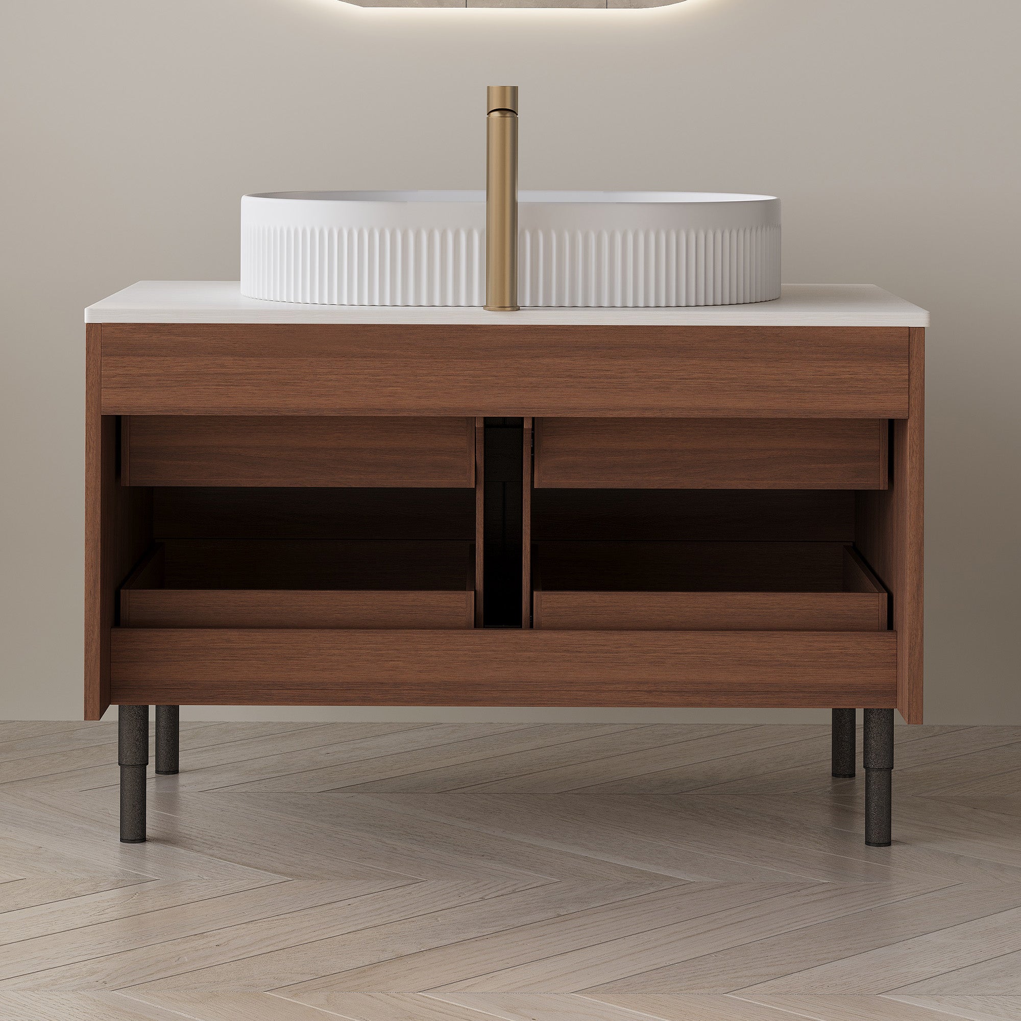 [variant:W5307S00009] Bathroom Vanity with Integrated Ceramic Sink – 36-Inch image 7