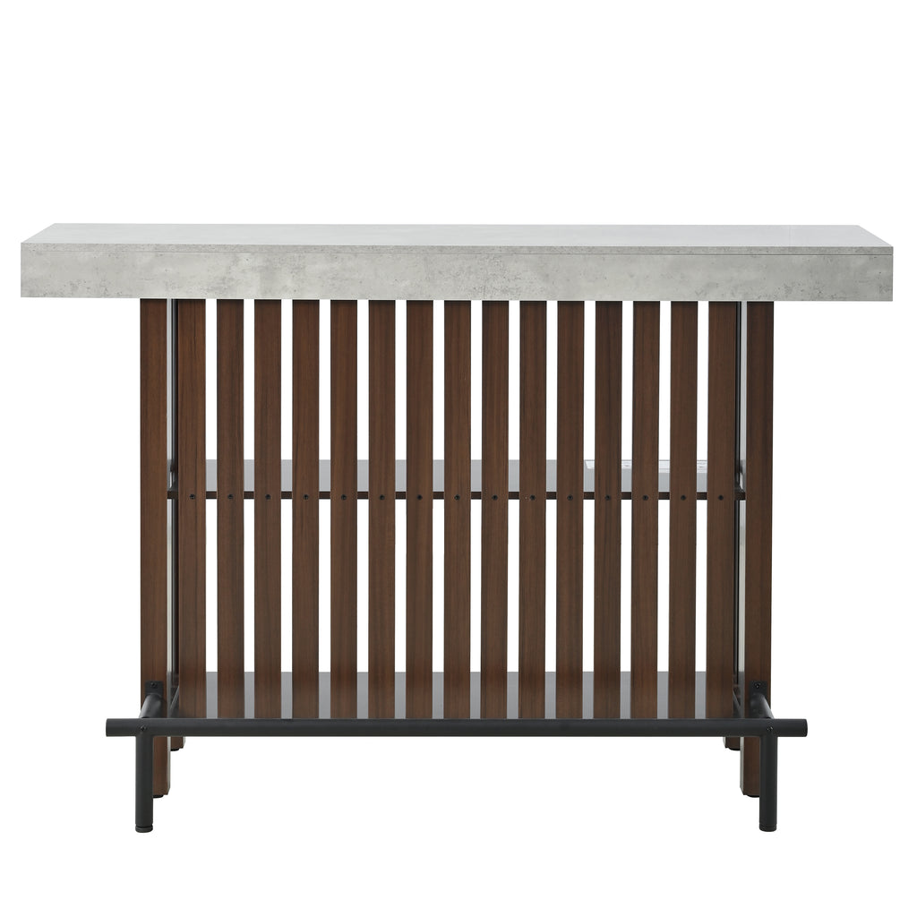 [variant:N889P427904R] 3-in-1 Dining and Bar Table with Wine Storage image 8