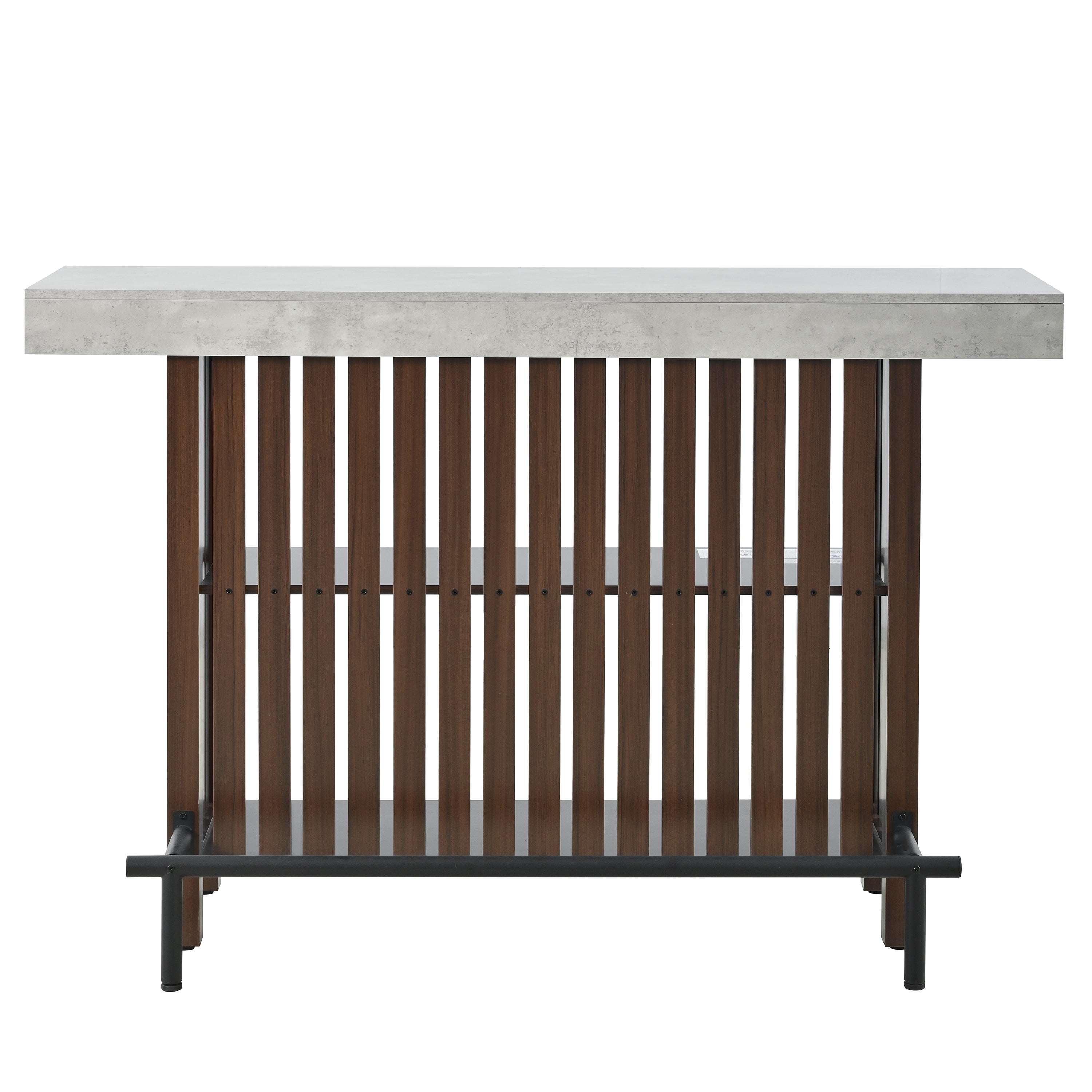[variant:N889P427904R] 3-in-1 Dining and Bar Table with Wine Storage image 8