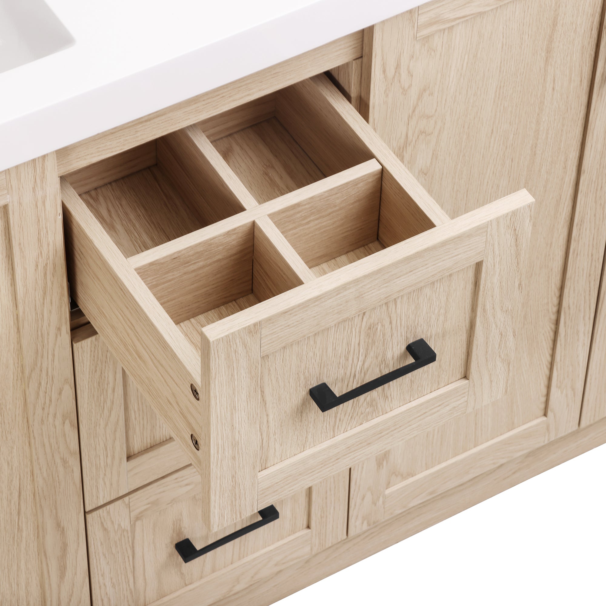 [variant:N848P000035N] Double-Sink Bathroom Vanity with Storage – 59-Inch image 29