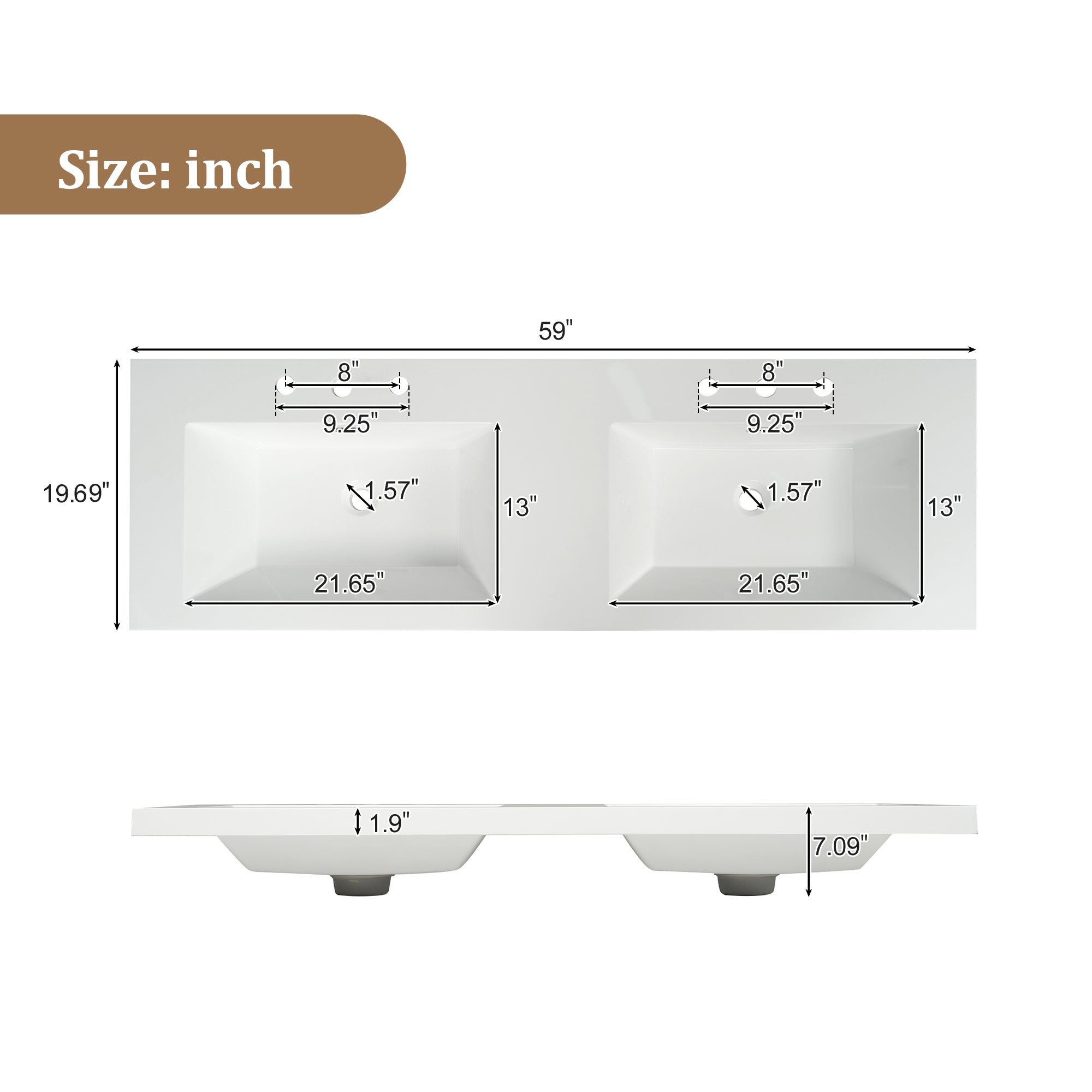 [variant:N848P000035N] Double-Sink Bathroom Vanity with Storage – 59-Inch image 21