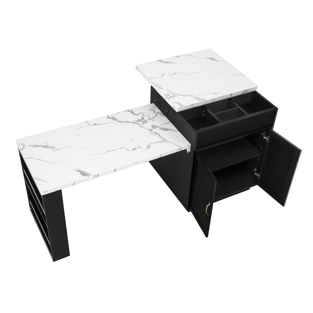 [variant:XW000036AAB-CA] Black,White Marble image 32