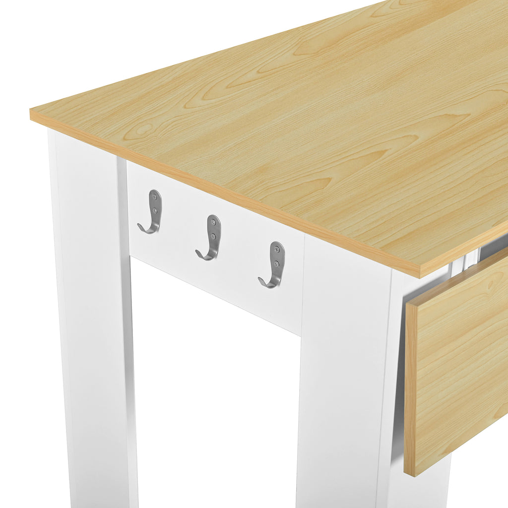 [variant:N889P428028O] 3-in-1 Kitchen Island with Foldable Dining Table image 21