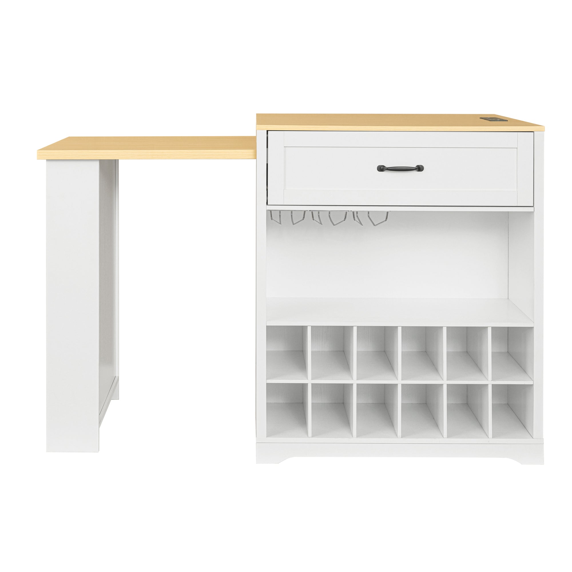 [variant:WT000005AAK] Rolling Bar Cabinet with Power Outlet image 10