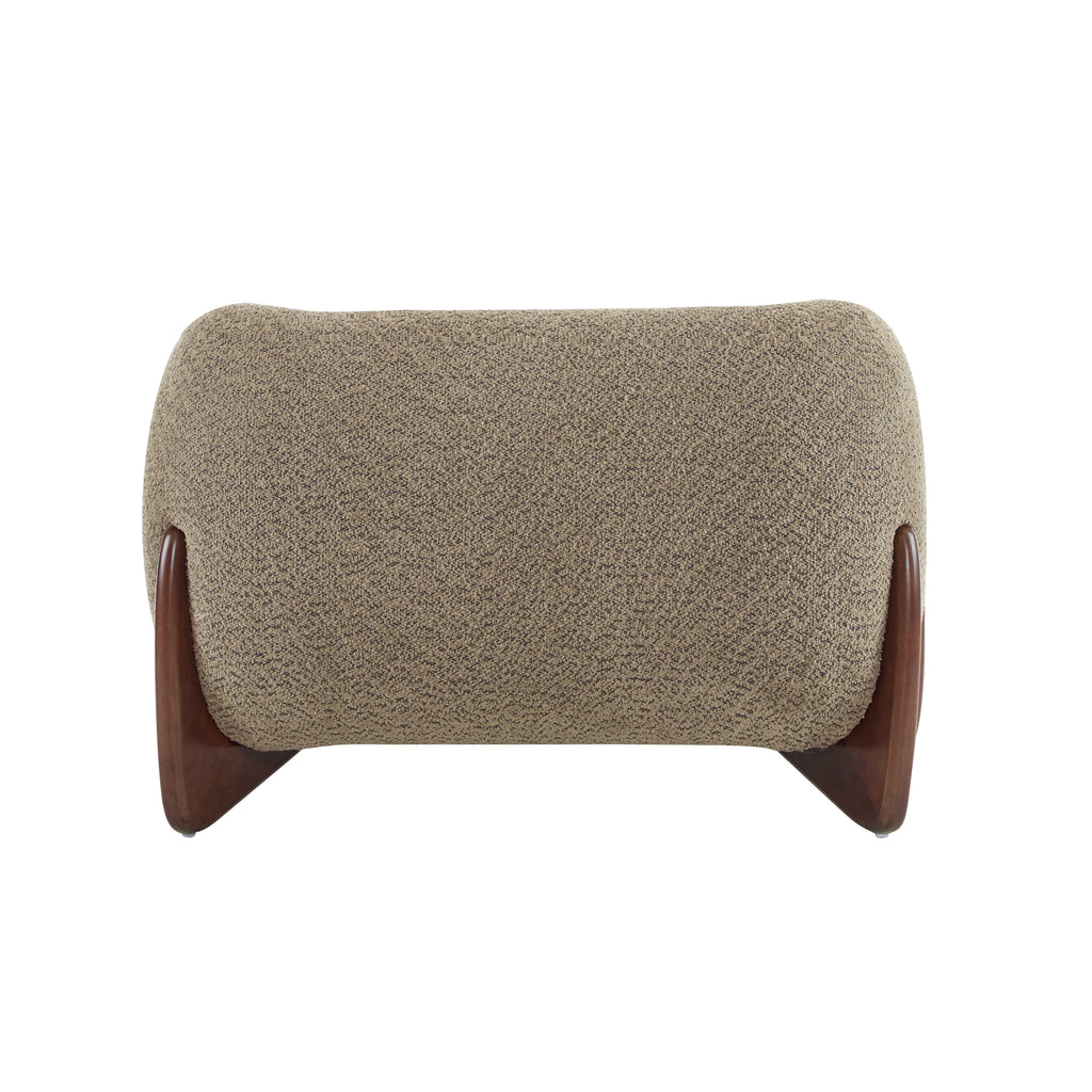 [variant:N898P444017D] Bouclé Wood-Frame Armchair image 6