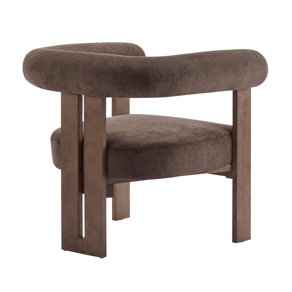 [variant:N898P443987D] Round-Arm Velvet Accent Chair image 4