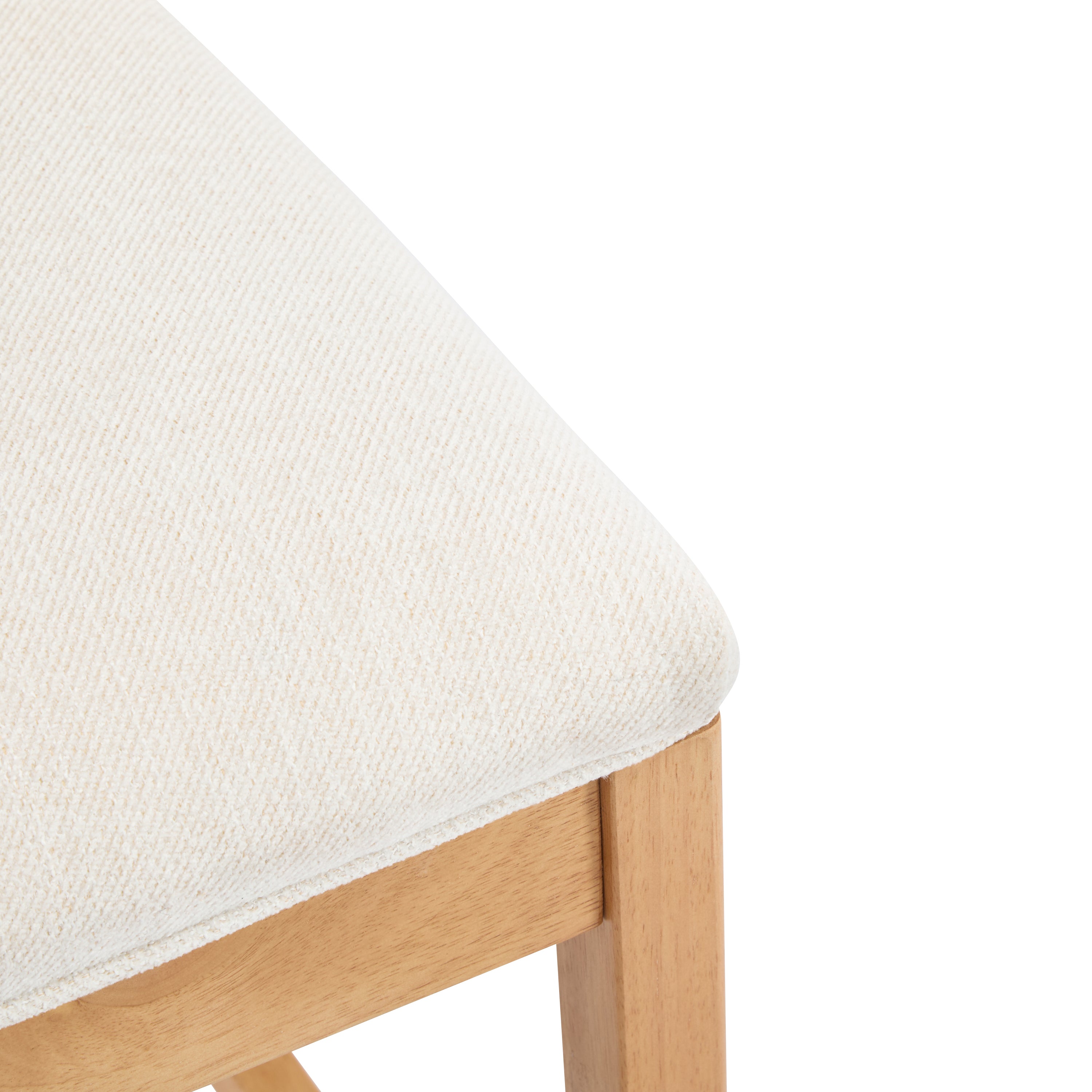 Upholstered Wood Counter Stools – Sets of 2 or 4 — [variant:N897P439502N] Beige,Natural image 12