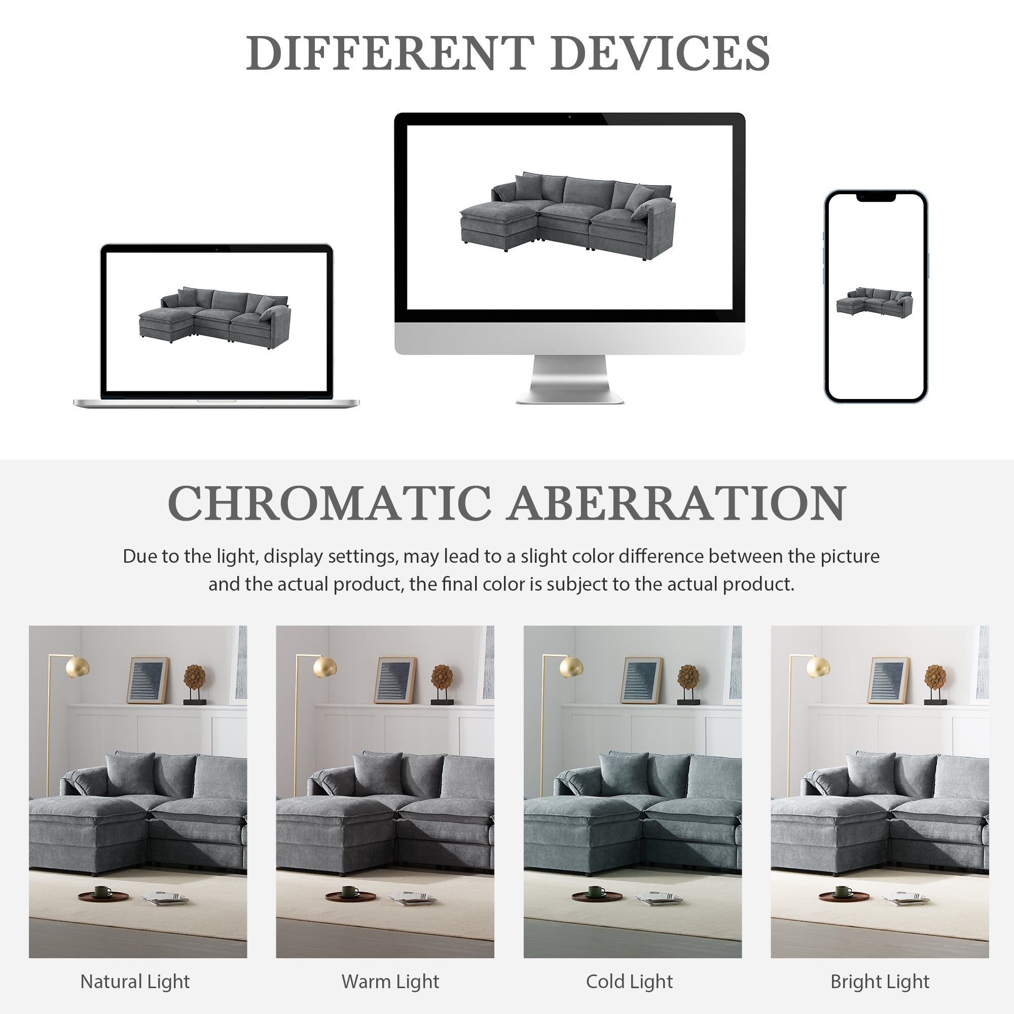 [variant:N851S8687B] 103-Inch Chenille L-Shaped Sectional Sofa with Ottoman image 9