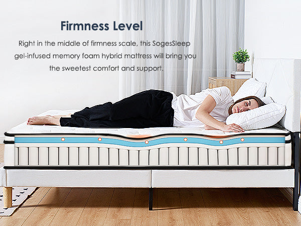 [variant:W3686P353672] Twin Hybrid Memory Foam Mattress – 8-Inch image 20