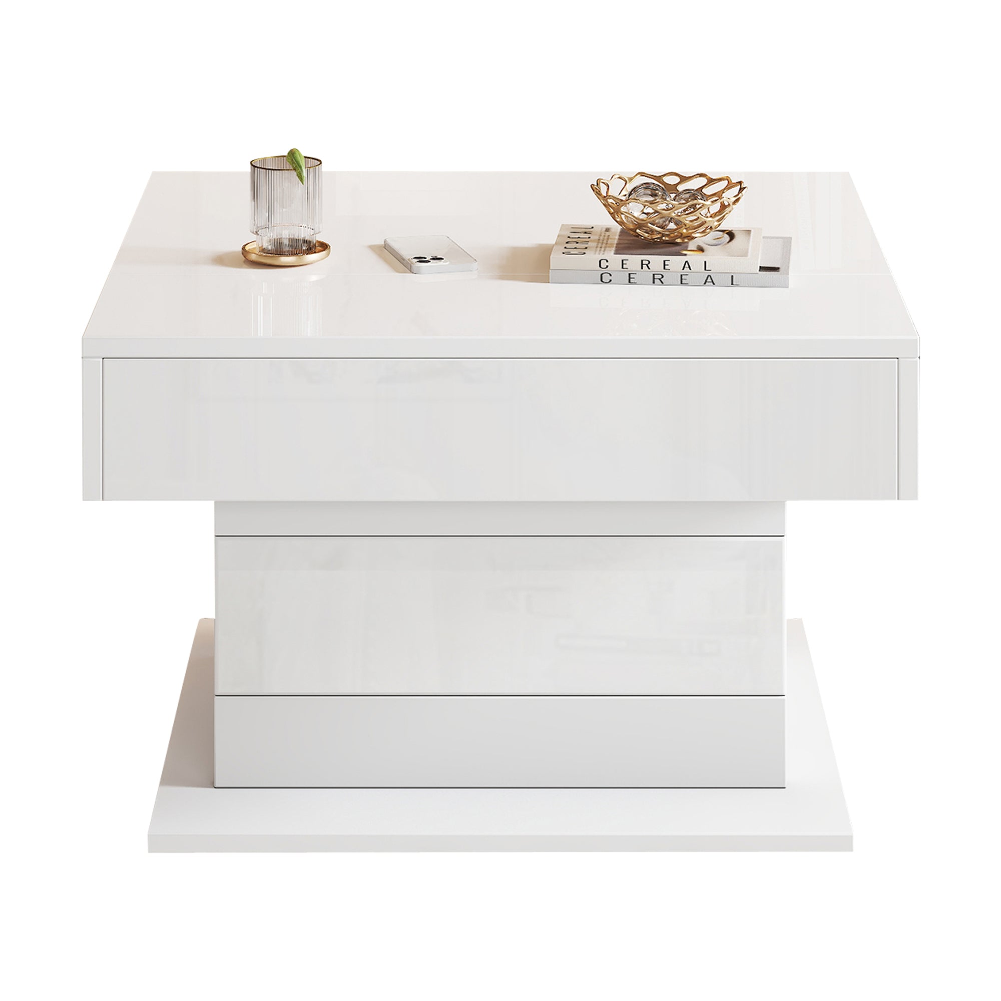 [variant:N892P423296W] 360° Rotating Lift-Top Coffee Table with Drawer image 10