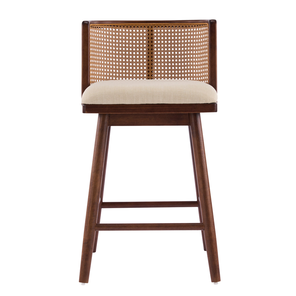 [variant:N897P439538D] Talia Rattan Counter Chairs – Set of 2 image 5