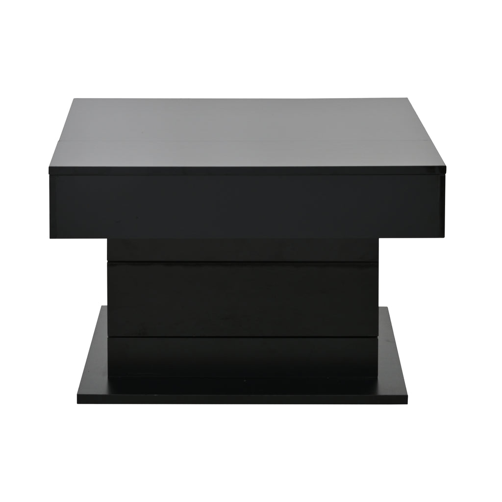 [variant:N892P423296B] Black 360° Rotating Lift-Top Coffee Table image 7