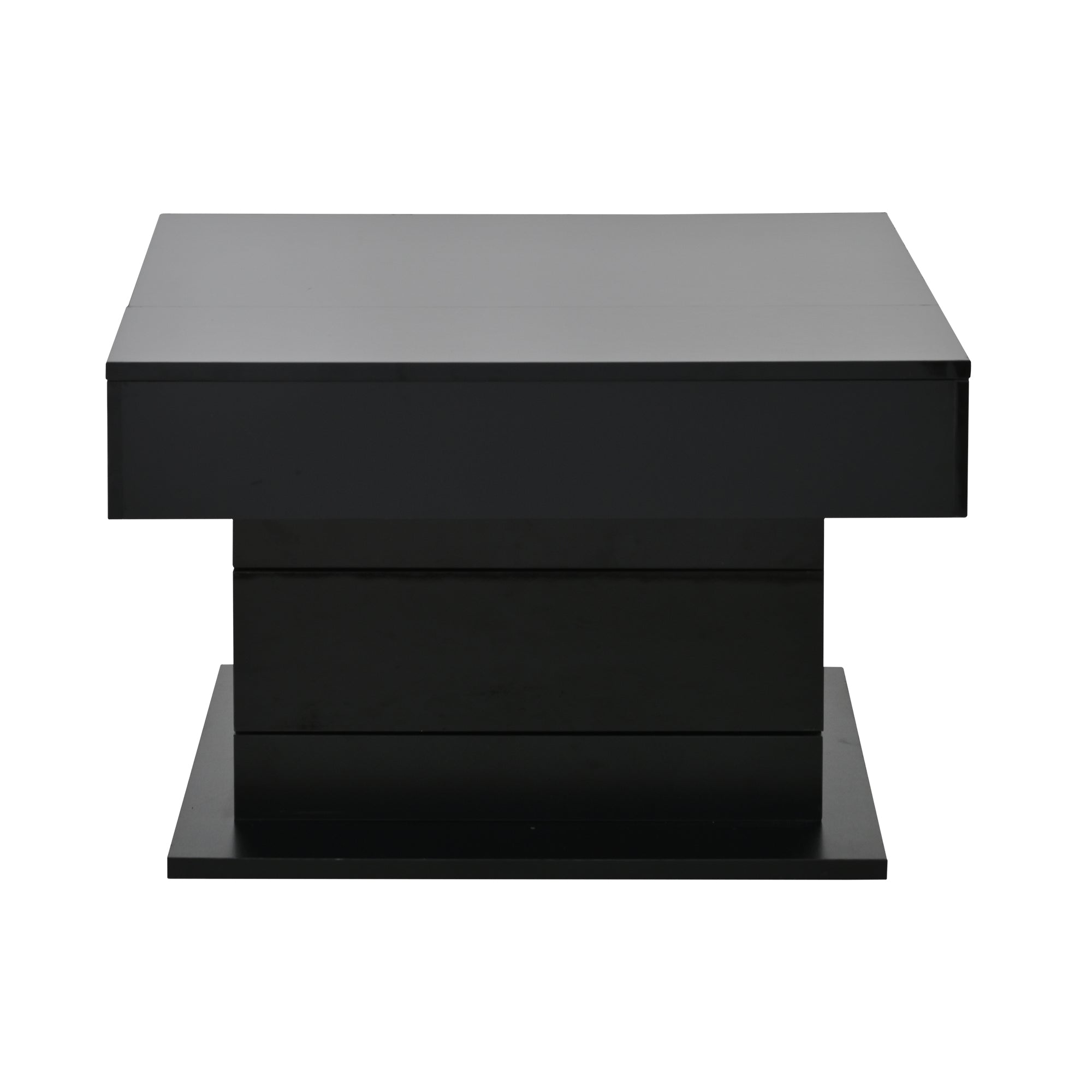 [variant:N892P423296B] Black 360° Rotating Lift-Top Coffee Table image 7