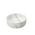 [variant:W6063P512743] Round Vessel Bathroom Sink – 14-Inch – White image 1