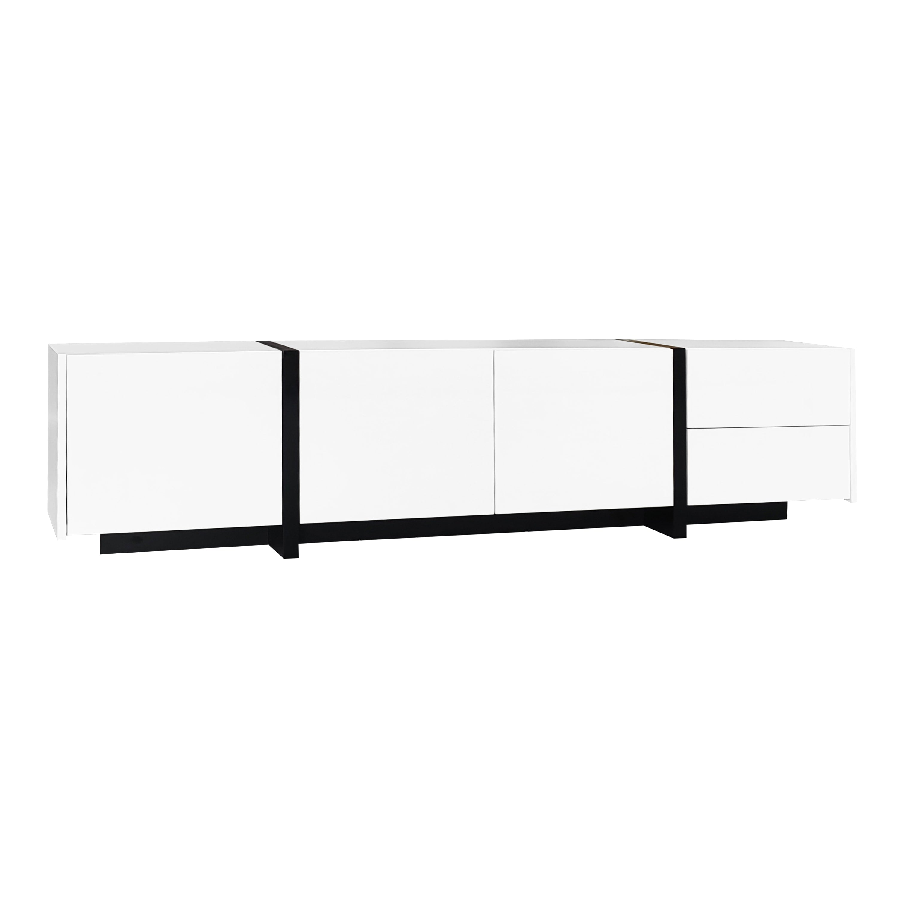 [variant:N875P283187W] High-Gloss LED TV Stand with Storage image 20
