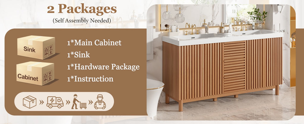 [variant:N729P000037N] Double-Sink Bathroom Vanity with Storage – 59.3-Inch image 6