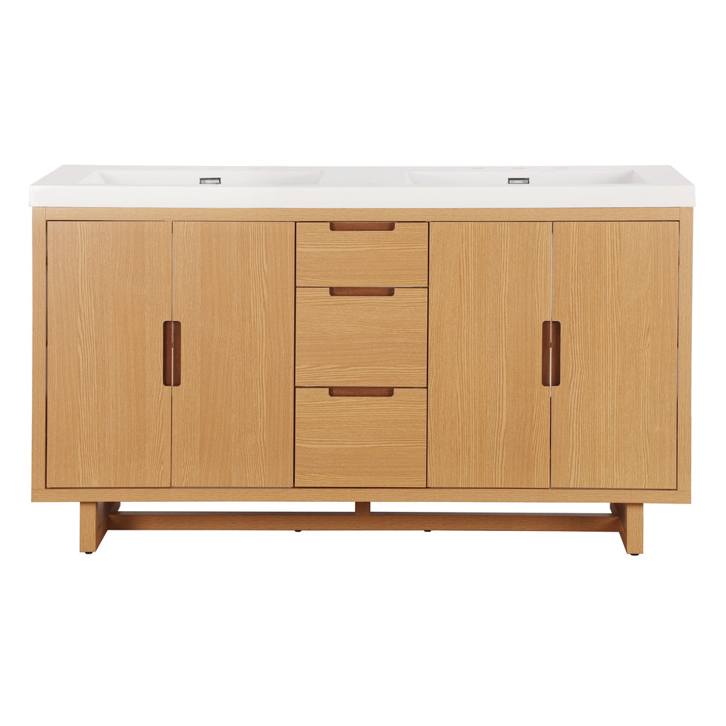 [variant:N848P000022N] Double-Sink Bathroom Vanity with SMC Sink – 59.3-Inch image 14