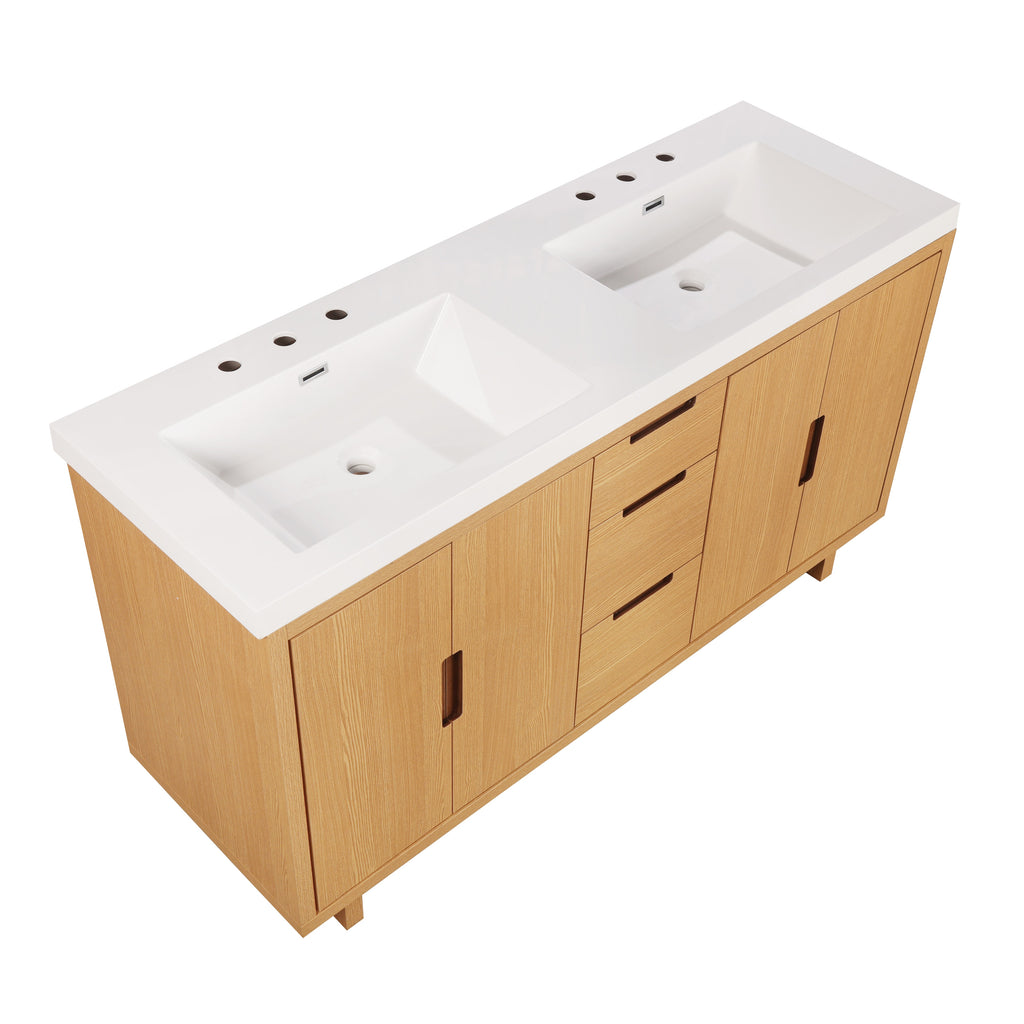 [variant:N848P000022N] Double-Sink Bathroom Vanity with SMC Sink – 59.3-Inch image 17