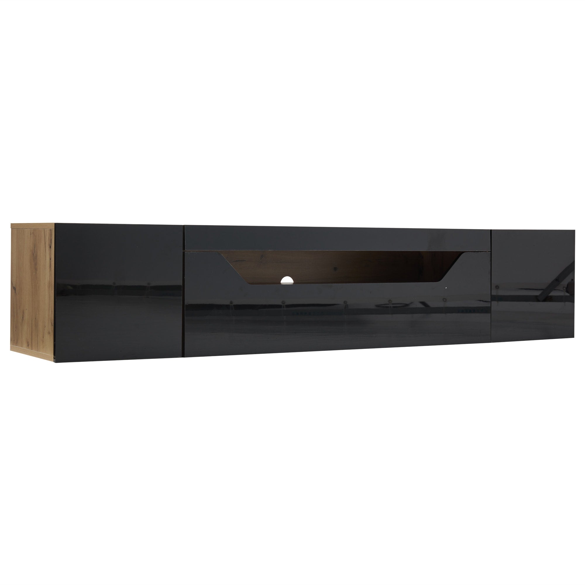 [variant:N892P428793Z] Floating LED TV Stand with Storage image 40