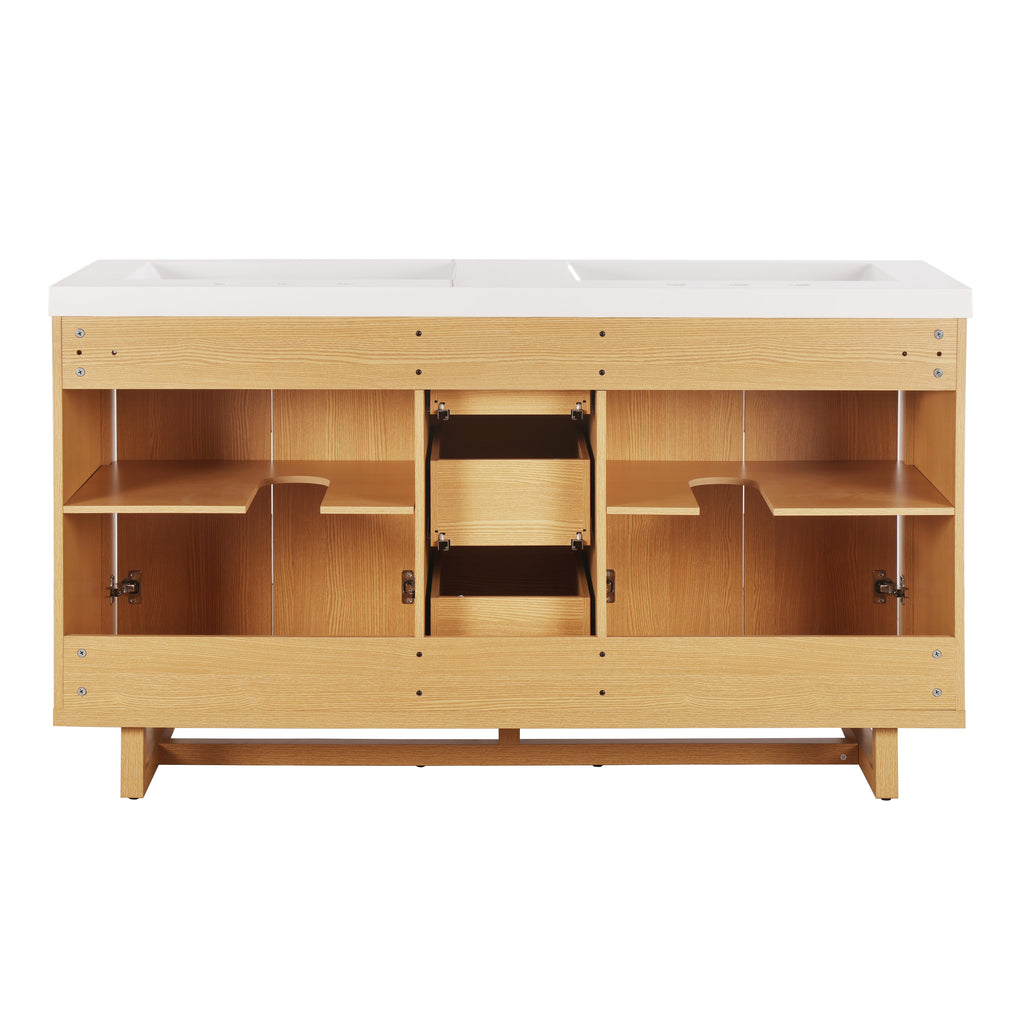 [variant:N848P000022N] Double-Sink Bathroom Vanity with SMC Sink – 59.3-Inch image 20